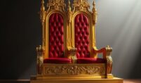 double throne chair