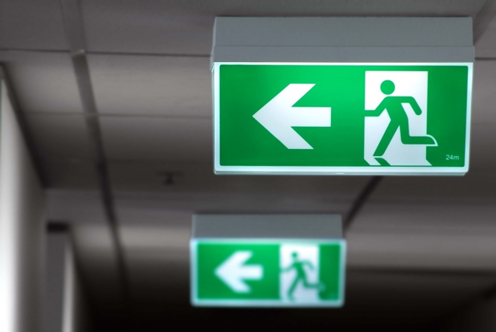Emergency Exit Sign