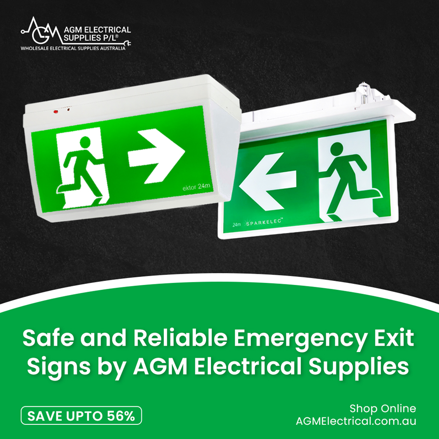 Emergency Exit Sign
