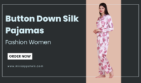 Button Down Silk Pajamas