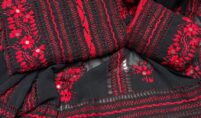 Embroidered Sleeves Along with Heavy Pallu 4-Side Dupatta