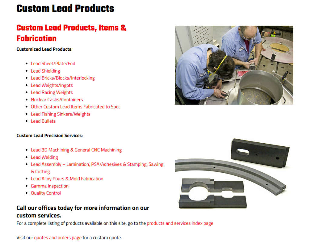 High-Quality Lead Products Offered by Nuclead
