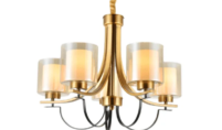 blown glass chandelier