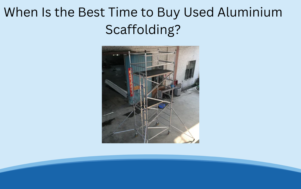 Used aluminium scaffolding for sale in UAE