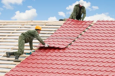 roof tiles installation