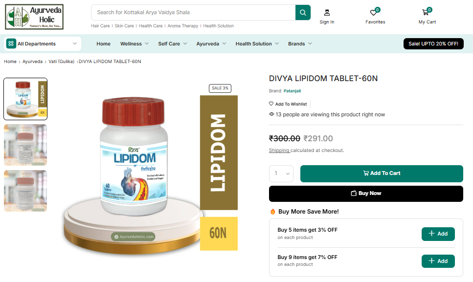 patanjali lipidom