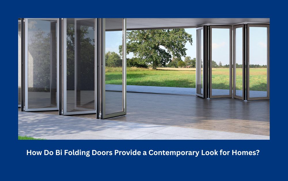 Bi Folding Doors Provide a Contemporary Look for Homes