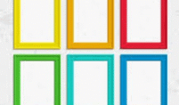 Colorful frames
