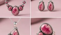 Rhodochrosite jewelry
