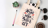 Branded tote bags