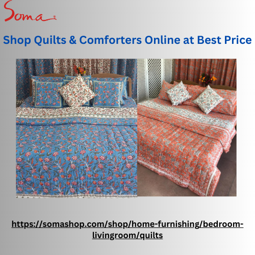 hand block printed quilts
