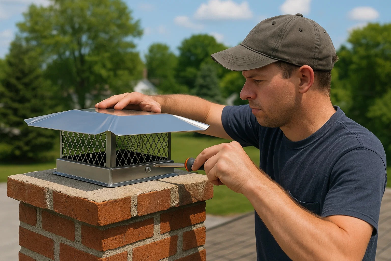 Chimney Cap Installation