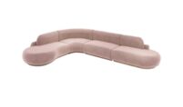 oval sectional couch