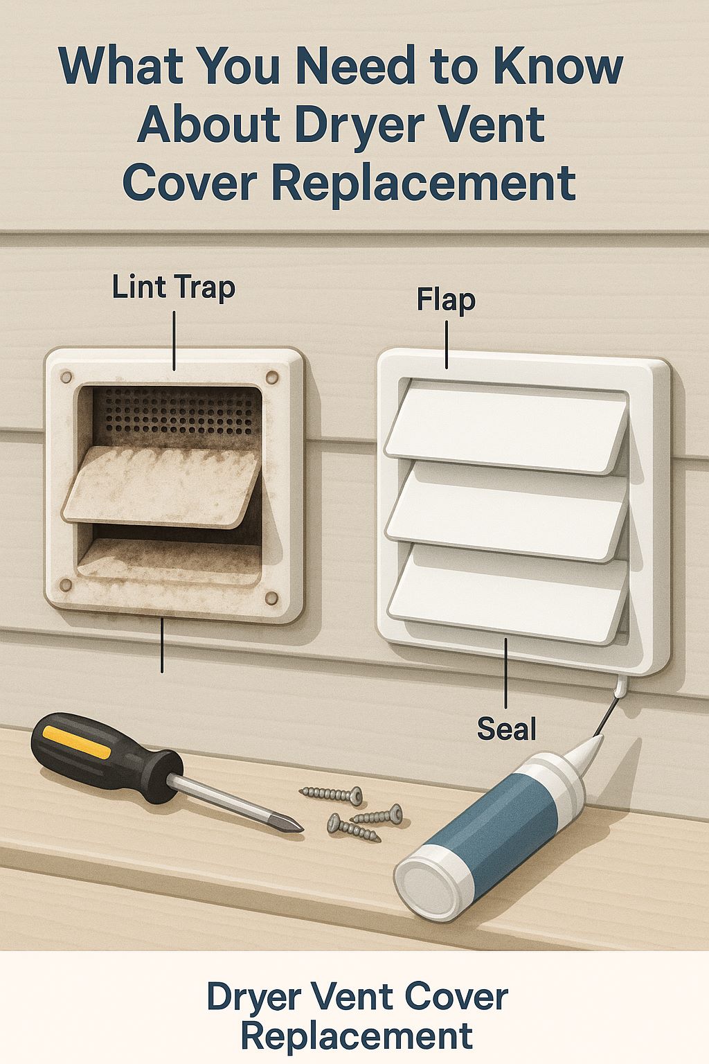 Dryer Vent Cover Replacement