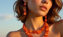Orange Kyanite jewelry