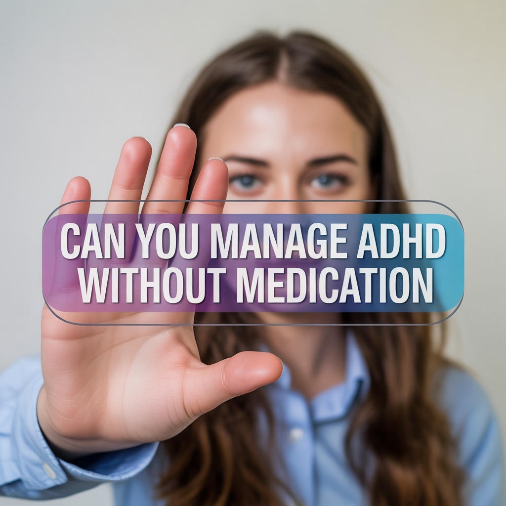 Can you manage ADHD without medication