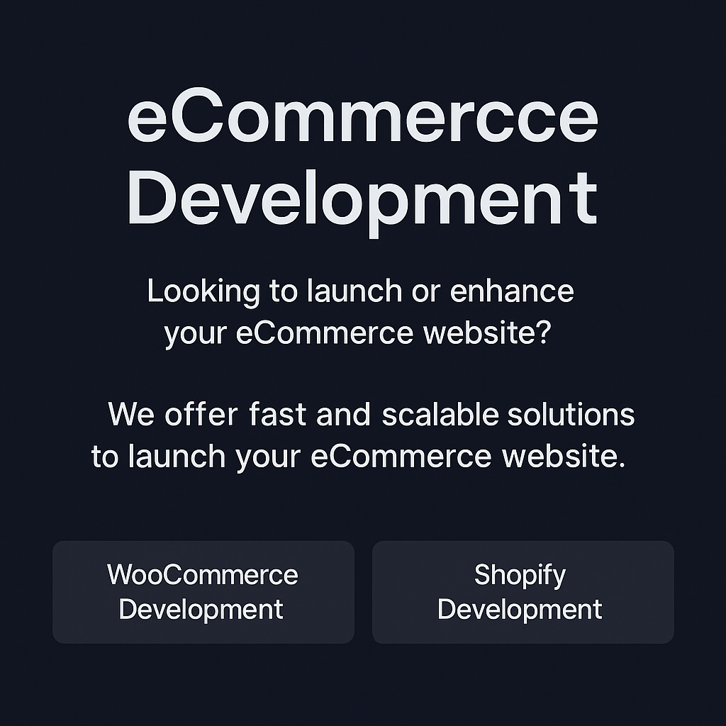 eCommerce development