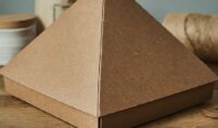 pyramid boxes with logo