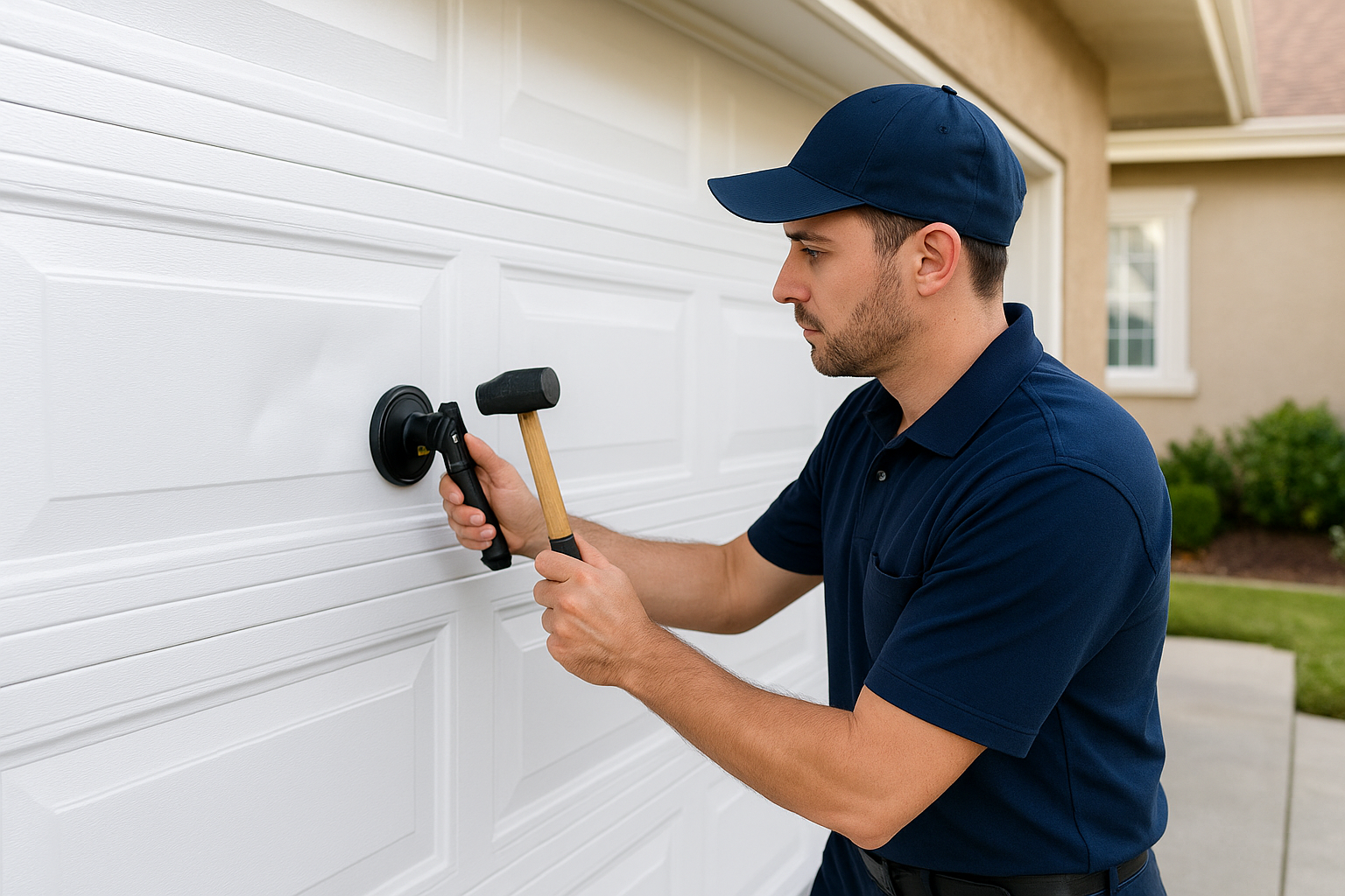 Garage Door Dents Repair
