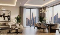 Laminate flooring in UAE modern apartment