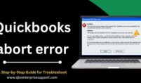 QuickBooks Abort Error Message - Featured Image