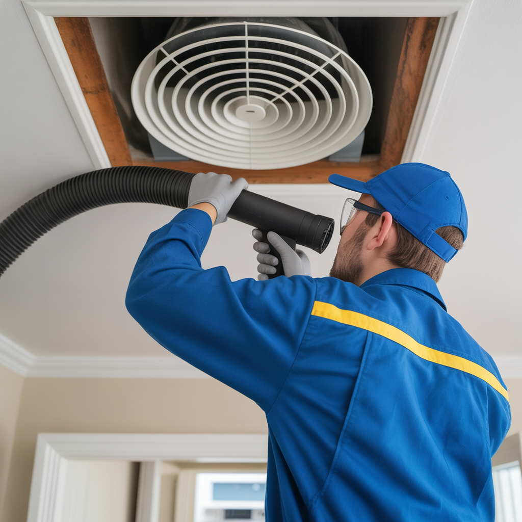 Negative Pressure Air Duct Cleaning