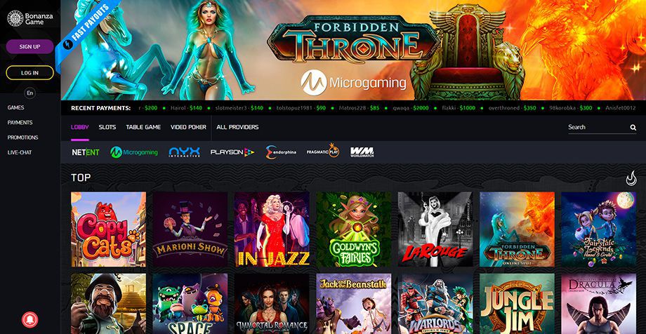 BonanzaGame Casino – Twoje Idealne Miejsce na Gry Online